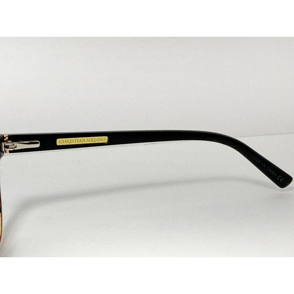 Christian Siriano Sunglasses Women's Black Tortoise Polarized UV Protection